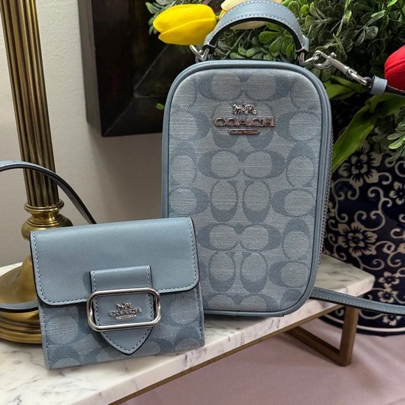Coach Eva Crossbody Bag and Morgan Wallet Duo - Picture 1 of 14